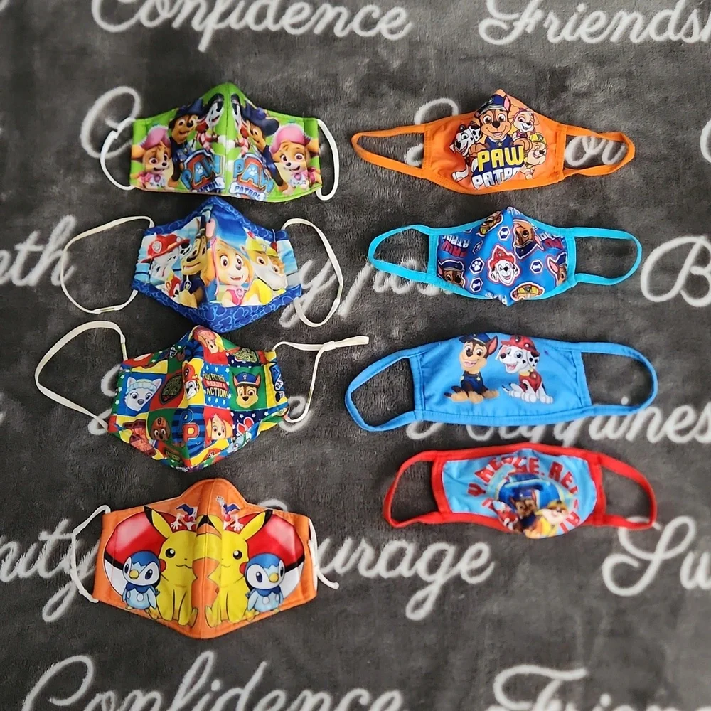 Bundle lot of kids face masks GUC